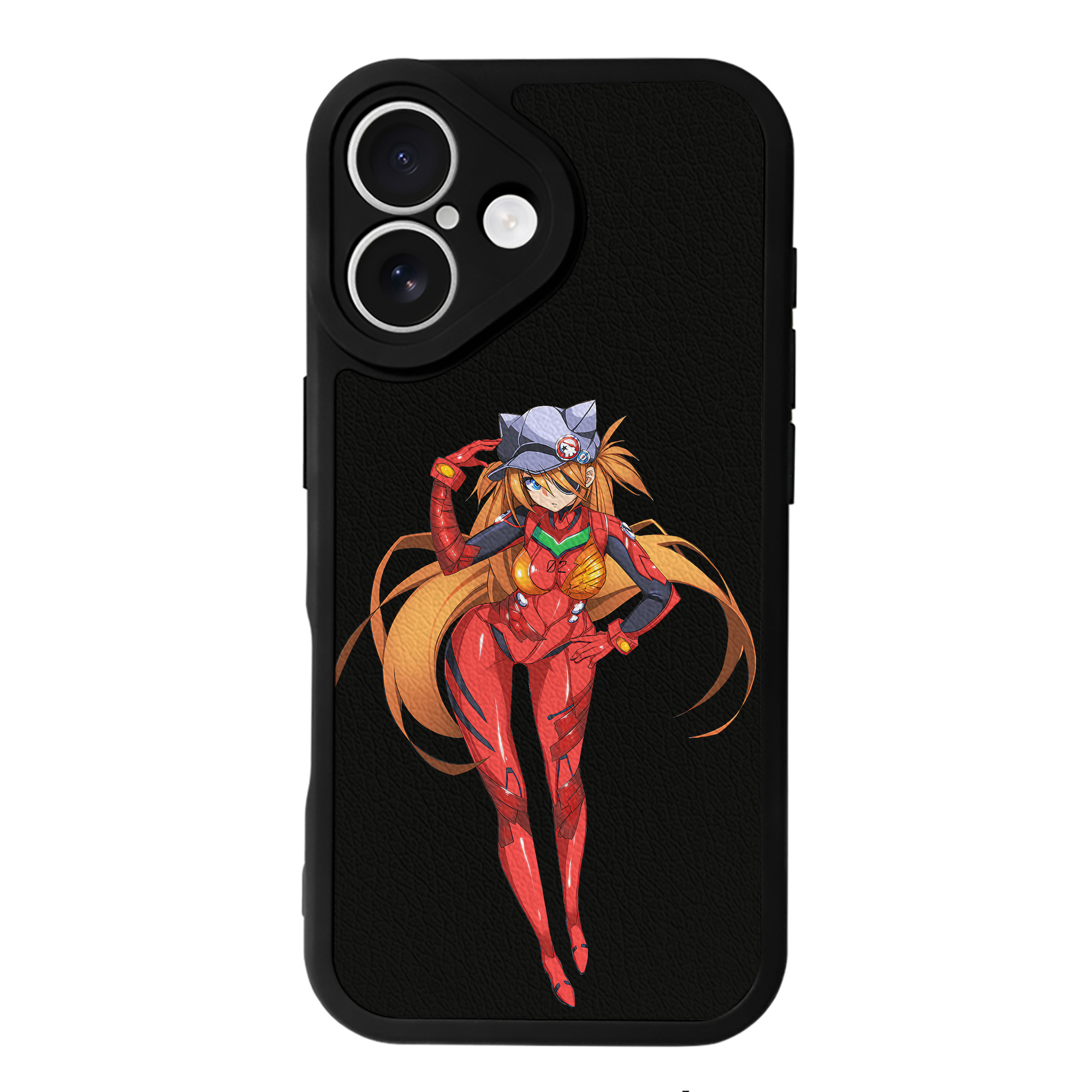 （画像用） EVA 新世紀エヴァンゲリオン 【iPhone 16シリーズ対応】シリコンスマホケース（レザー調） 材質：シリコン